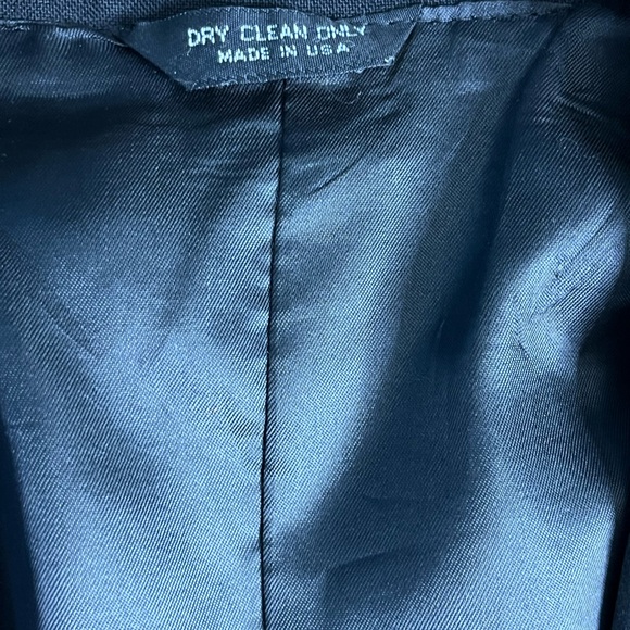 Single button 100% Wool tuxedo jacket made in USA, men’s, see measurements - Picture 7 of 9